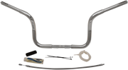 FAT BAGGERS INC. 1-1/4" EZ Install Round Top Handlebar Kit - 10" - Chrome 909410