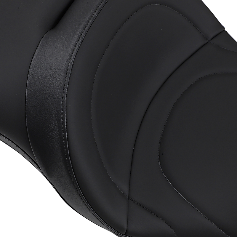 DRAG SPECIALTIES Touring Mild Stitch Backrest Compatible Seat - Black - Touring '09-'23