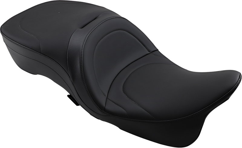 DRAG SPECIALTIES Touring Mild Stitch Backrest Compatible Seat - Black - Touring '09-'23