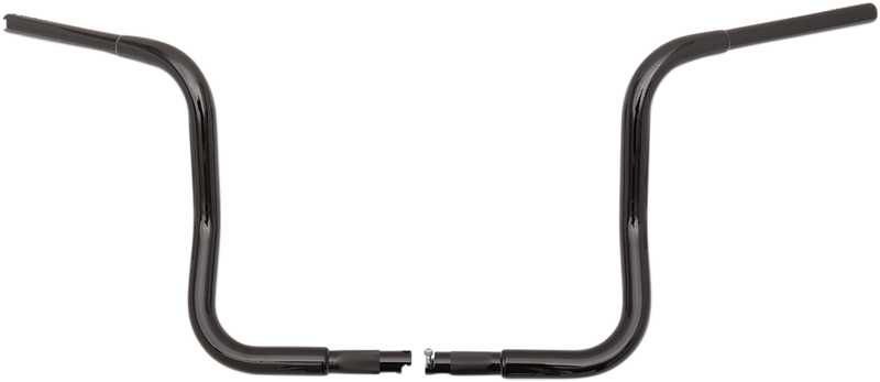 FAT BAGGERS INC. 1-1/4" EZ Install Round Top Handlebar Kit - 16" - Black 909516-B