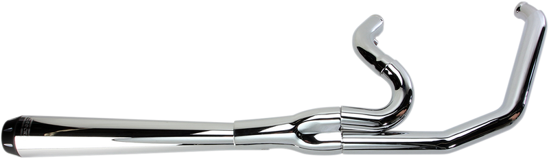 BASSANI XHAUST 2:1 Exhaust - Chrome - Megaphone - Long - '91-'05 DYNA MODELS