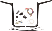 FAT BAGGERS INC. 1-1/4" EZ Install Pointed Top Handlebar Kit - 16" - Black 909116-B