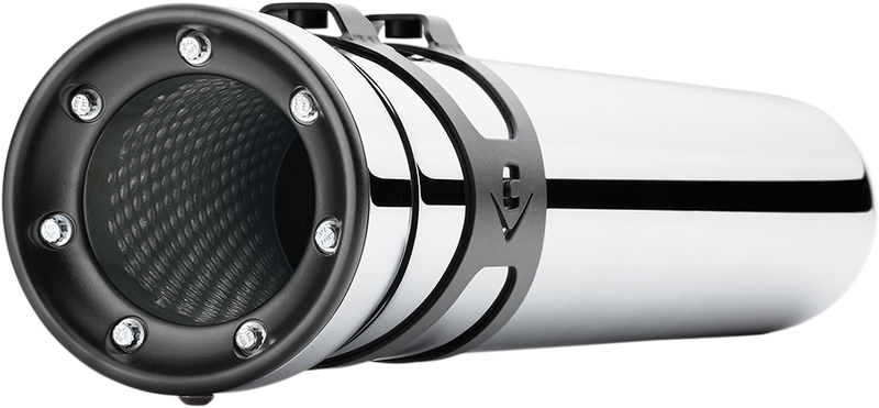 COBRA Race Pro Mufflers for '95-'16 Bagger - Chrome