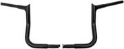 FAT BAGGERS INC. 1-1/4" EZ Install Pointed Top Handlebar - 10" - Black 905010-B