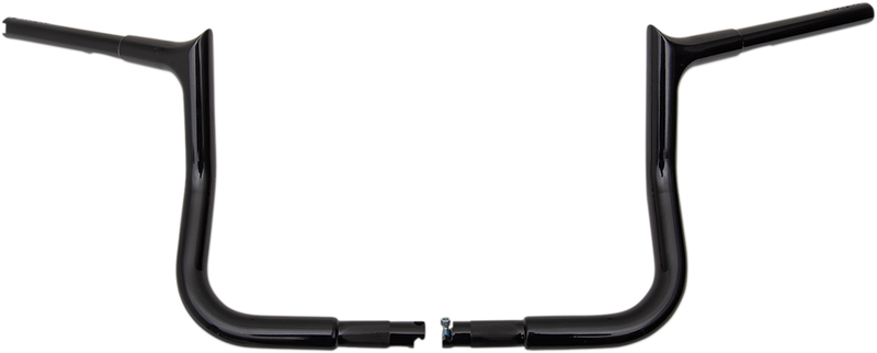 FAT BAGGERS INC. 1-1/4" EZ Install Pointed Top Handlebar - 10" - Black 905010-B