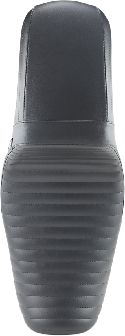 LE PERA Kickflip Daddy Long Legs Seat - Pleated - Black - Dyna '06-'17