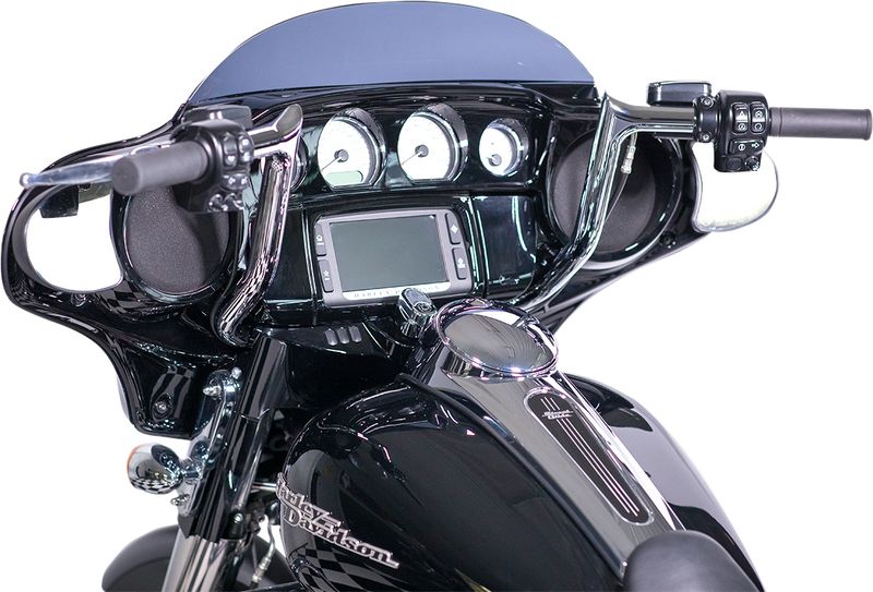 FAT BAGGERS INC. 1-1/4" EZ Install Pointed Top Handlebar - 12" - Chrome 905012