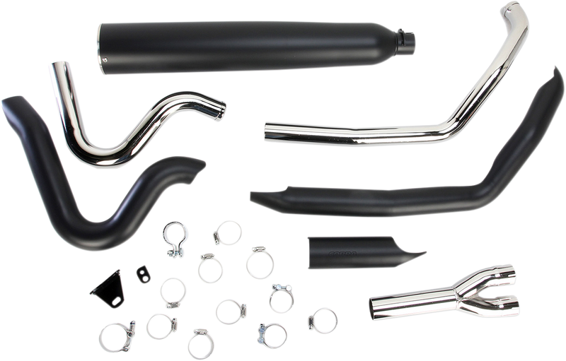 COBRA 2:1 Exhaust - Black - '09-'16 FL
