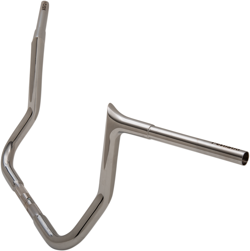 FAT BAGGERS INC. 1-1/4" EZ Install Pointed Top Handlebar - 12" - Chrome 905012