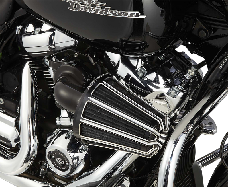 ARLEN NESS 10-Gauge® Monster Sucker® Air Cleaner Kit - Black / Machined