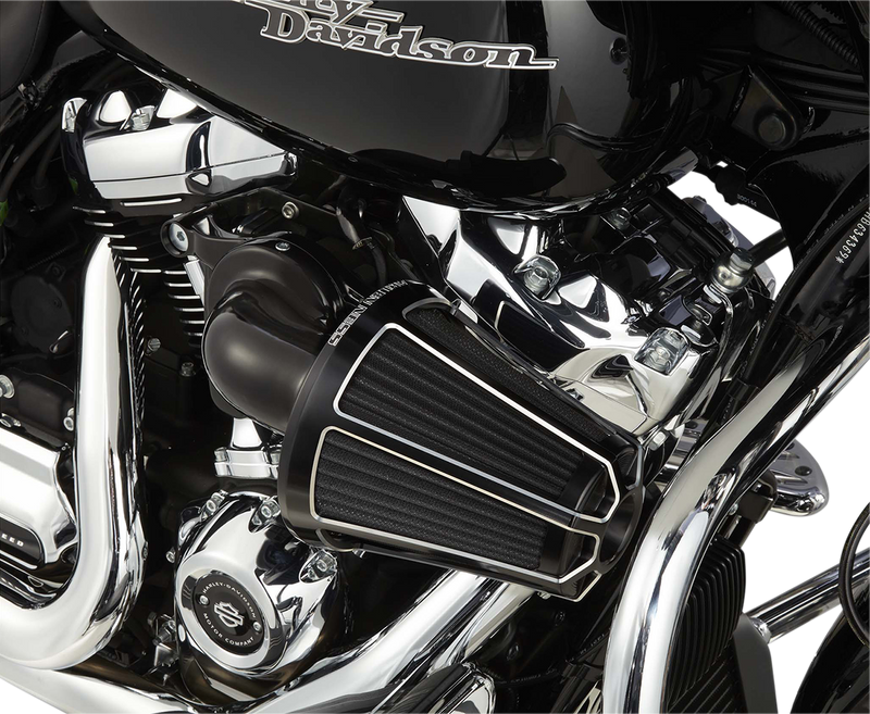 ARLEN NESS Beveled® Monster Sucker® Air Cleaner Kit - Black / Machined