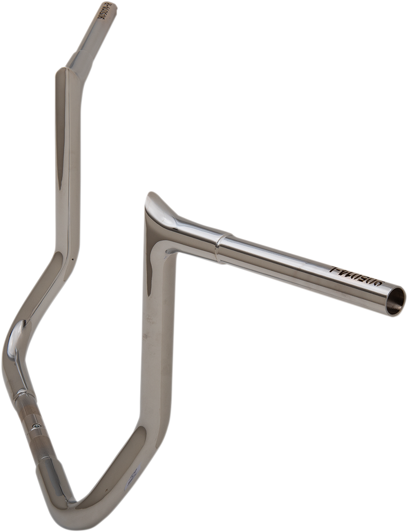 FAT BAGGERS INC. 1-1/4" EZ Install Pointed Top Handlebar - 14" - Chrome 905014