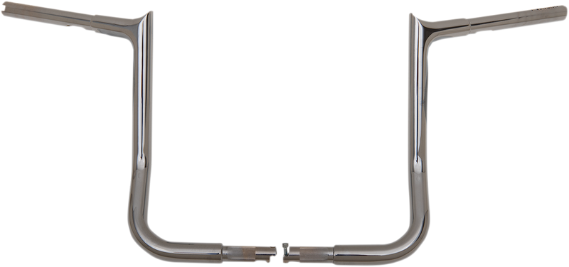 FAT BAGGERS INC. 1-1/4" EZ Install Pointed Top Handlebar - 14" - Chrome 905014