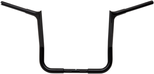 FAT BAGGERS INC. 1-1/4" EZ Install Pointed Top Handlebar - 14" - Black 905014-B