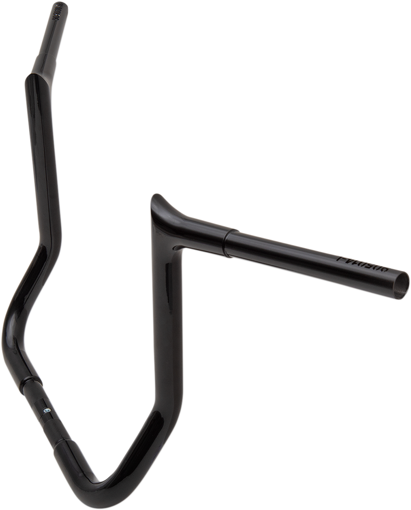 FAT BAGGERS INC. 1-1/4" EZ Install Pointed Top Handlebar - 14" - Black 905014-B