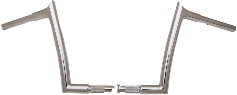 FAT BAGGERS INC. 1-1/4" EZ Install Pointed Top Handlebar - 10" - Chrome 907010