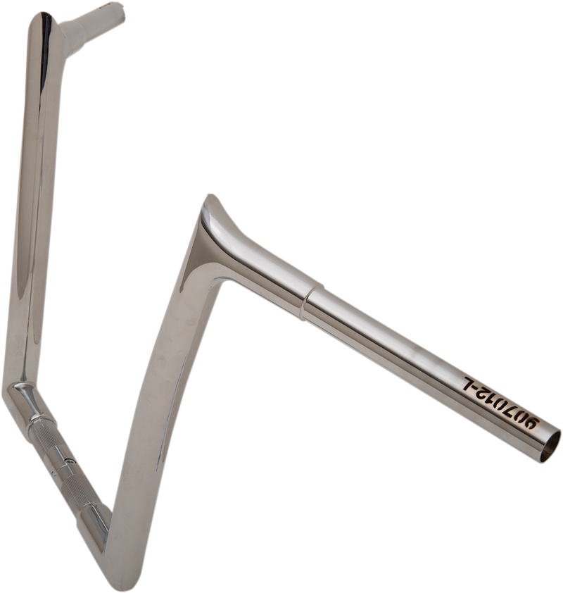 FAT BAGGERS INC. 1-1/4" EZ Install Pointed Top Handlebar - 12" - Chrome 907012