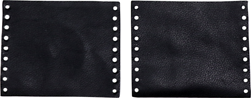DRAG SPECIALTIES Universal Lace Up Grip Covers - Black - Twist Leather