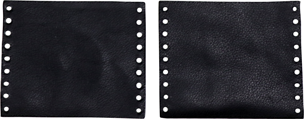 DRAG SPECIALTIES Universal Lace Up Grip Covers - Black - Twist Leather
