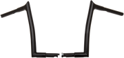 FAT BAGGERS INC. 1-1/4" EZ Install Pointed Top Handlebar - 12" - Black 907012-B