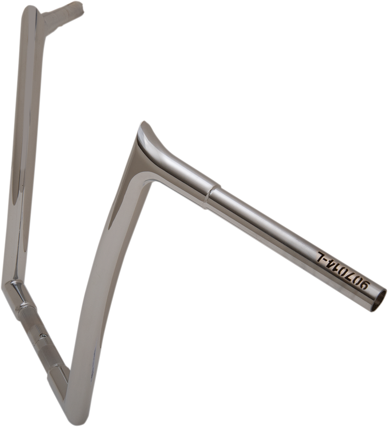 FAT BAGGERS INC. 1-1/4" EZ Install Pointed Top Handlebar - 14" - Chrome 907014