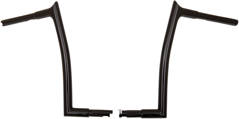 FAT BAGGERS INC. 1-1/4" EZ Install Pointed Top Handlebar - 14" - Black 907014-B