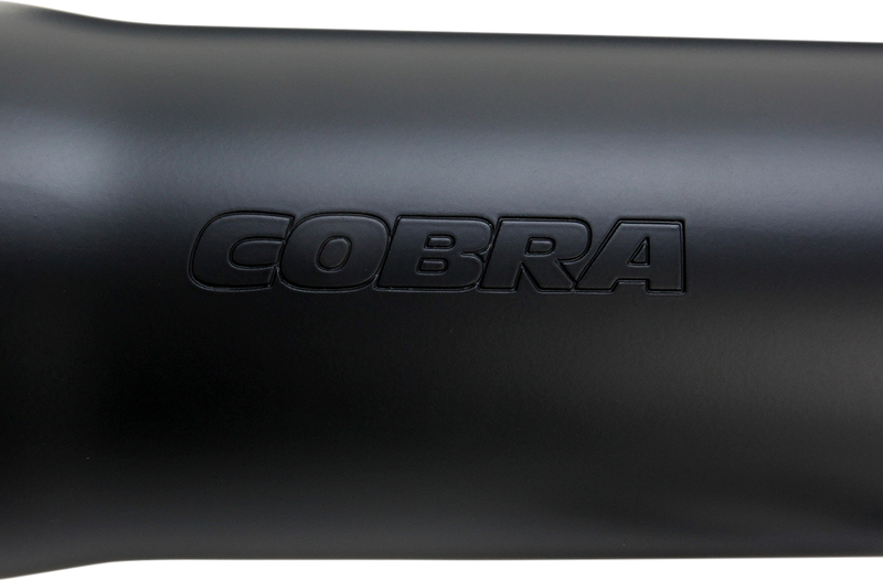 COBRA 3" RPT Mufflers for '07-'17 Softail - Black