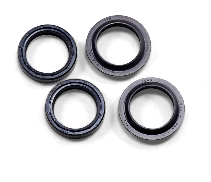 DRAG SPECIALTIES Fork Seal/Dust Wiper Kit - 41 mm x 54 mm x 11 mm / 41 mm x 54.4 mm x 12 mm