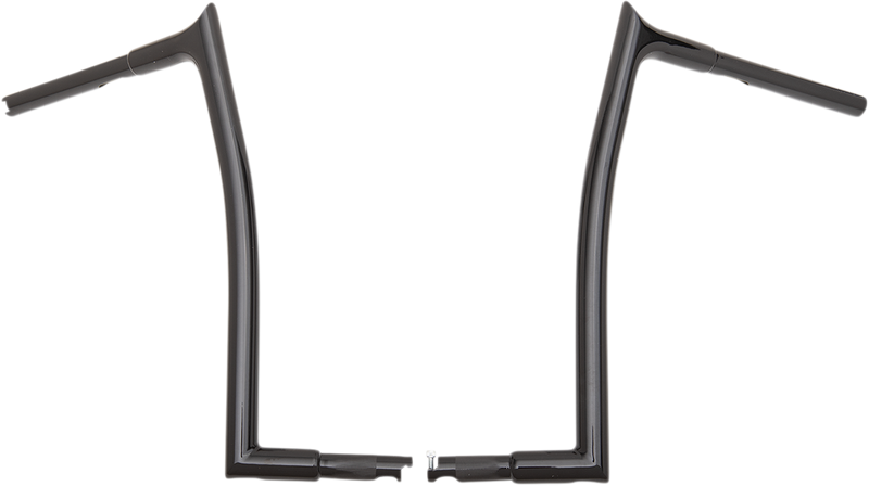 FAT BAGGERS INC. 1-1/4" EZ Install Pointed Top Handlebar - 16" - Black 907016-B