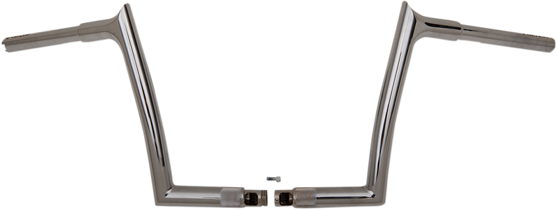 FAT BAGGERS INC. 1-1/4" EZ Install Pointed Top Handlebar - 10" - Chrome 906010