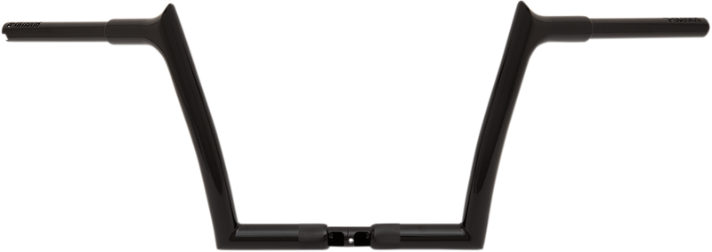 FAT BAGGERS INC. 1-1/4" EZ Install Pointed Top Handlebar - 10" - Black 906010-B