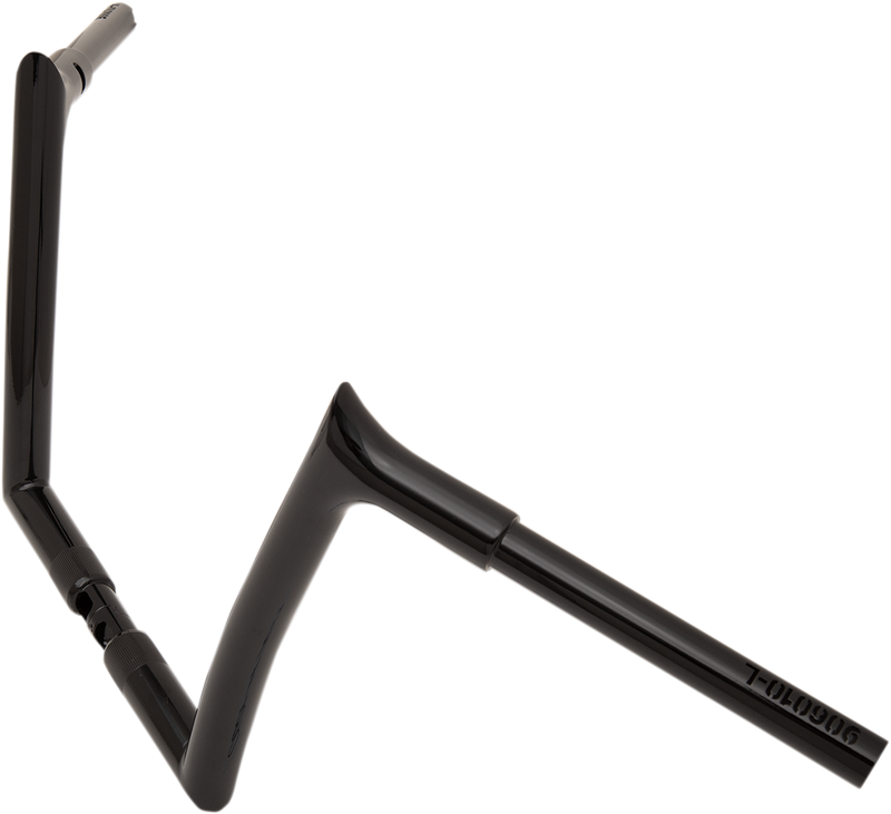 FAT BAGGERS INC. 1-1/4" EZ Install Pointed Top Handlebar - 10" - Black 906010-B