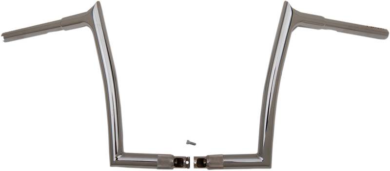 FAT BAGGERS INC. 1-1/4" EZ Install Pointed Top Handlebar - 12" - Chrome 906012