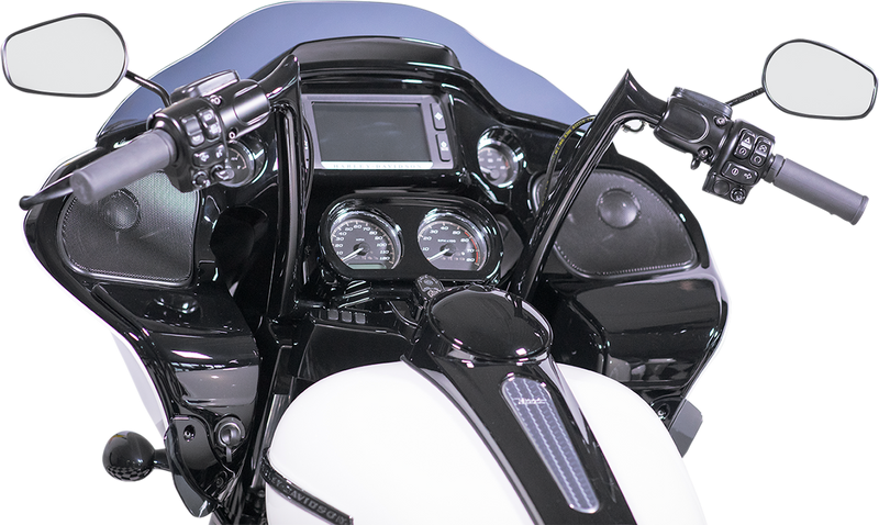 FAT BAGGERS INC. 1-1/4" EZ Install Pointed Top Handlebar - 12" - Black 906012-B