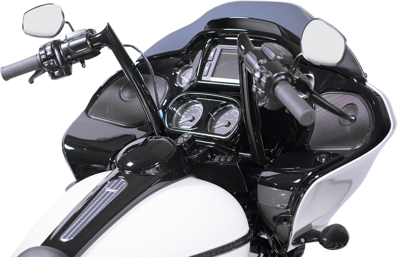 FAT BAGGERS INC. 1-1/4" EZ Install Pointed Top Handlebar - 12" - Black 906012-B