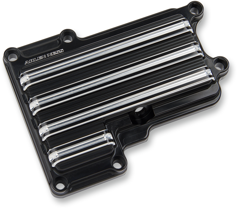 ARLEN NESS 10 Gauge Transmission Top Cover - Contrast Cut Black - Twin Cam