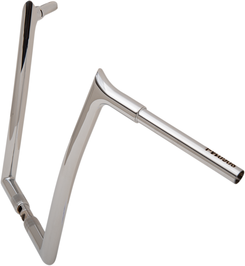 FAT BAGGERS INC. 1-1/4" EZ Install Pointed Top Handlebar - 14" - Chrome 906014