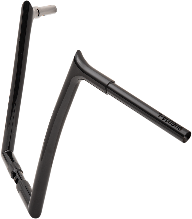 FAT BAGGERS INC. 1-1/4" EZ Install Pointed Top Handlebar - 14" - Black 906014-B