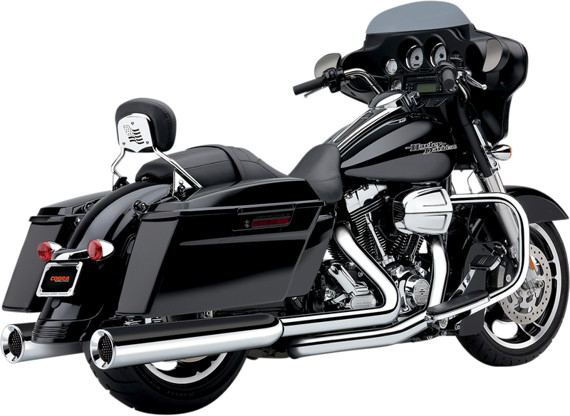 COBRA Power Flo Mufflers for '95-'16 FL - Chrome