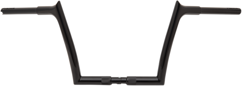 FAT BAGGERS INC. 1-1/4" EZ Install Pointed Top Handlebar - 10" - Black 908010-B