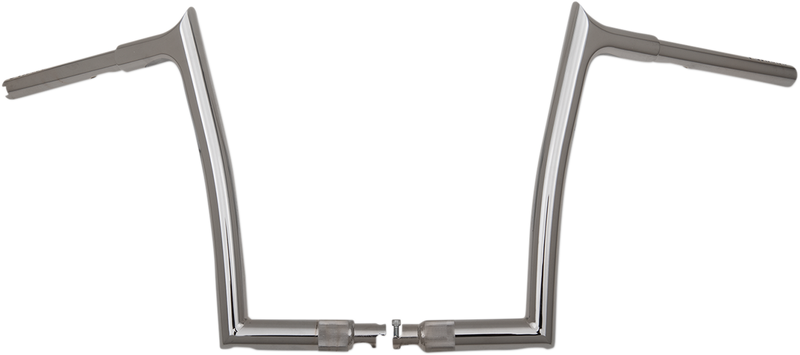 FAT BAGGERS INC. 1-1/4" EZ Install Pointed Top Handlebar - 12" - Chrome 908012