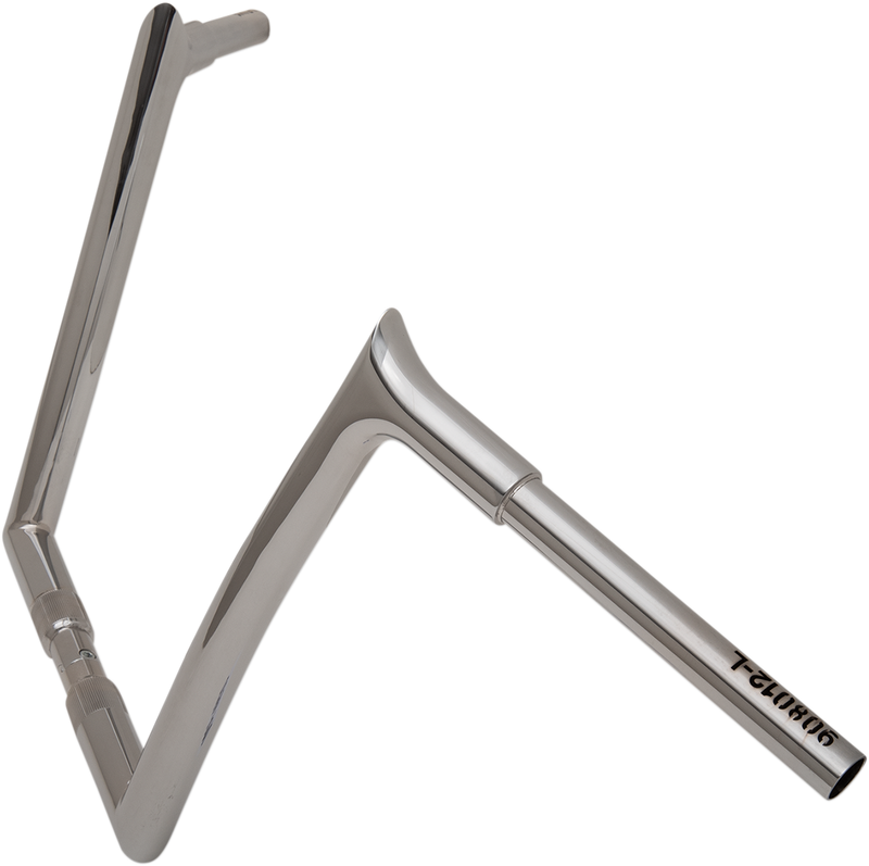 FAT BAGGERS INC. 1-1/4" EZ Install Pointed Top Handlebar - 12" - Chrome 908012