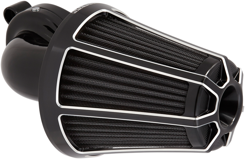ARLEN NESS Monster Sucker Air Cleaner Cover - Beveled - Black / Machined