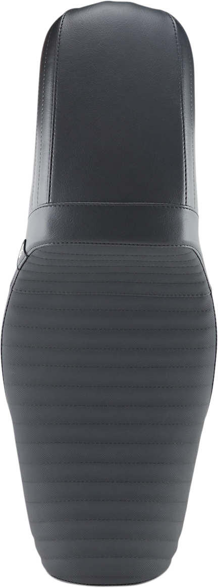 LE PERA Kickflip Daddy Long Legs Seat - Pleated w/ Gripp Tape - Black - Dyna '06-'17