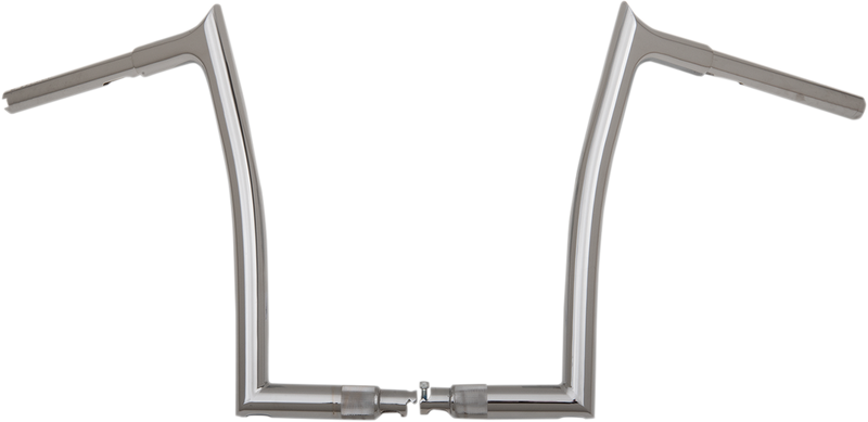 FAT BAGGERS INC. 1-1/4" EZ Install Pointed Top Handlebar - 14" - Chrome 908014