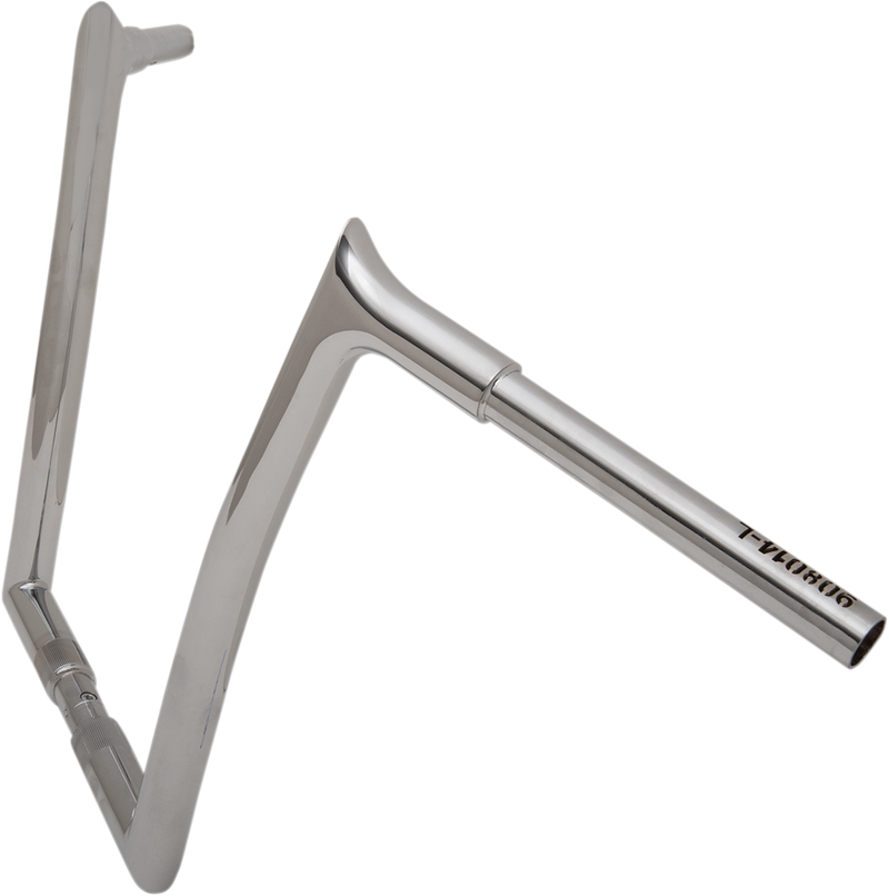 FAT BAGGERS INC. 1-1/4" EZ Install Pointed Top Handlebar - 14" - Chrome 908014