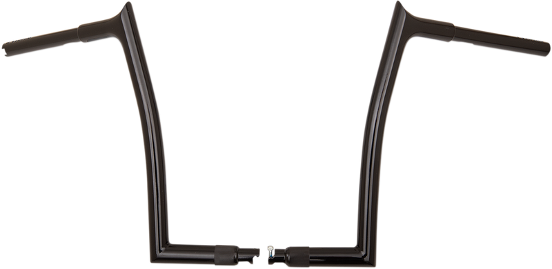 FAT BAGGERS INC. 1-1/4" EZ Install Pointed Top Handlebar - 14" - Black 908014-B