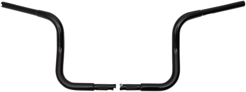 FAT BAGGERS INC. 1-1/4" EZ Install Round Top Handlebar - 10" - Black 903010-B