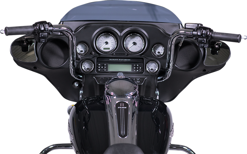 FAT BAGGERS INC. 1-1/4" EZ Install Round Top Handlebar - 12" - Chrome 903012