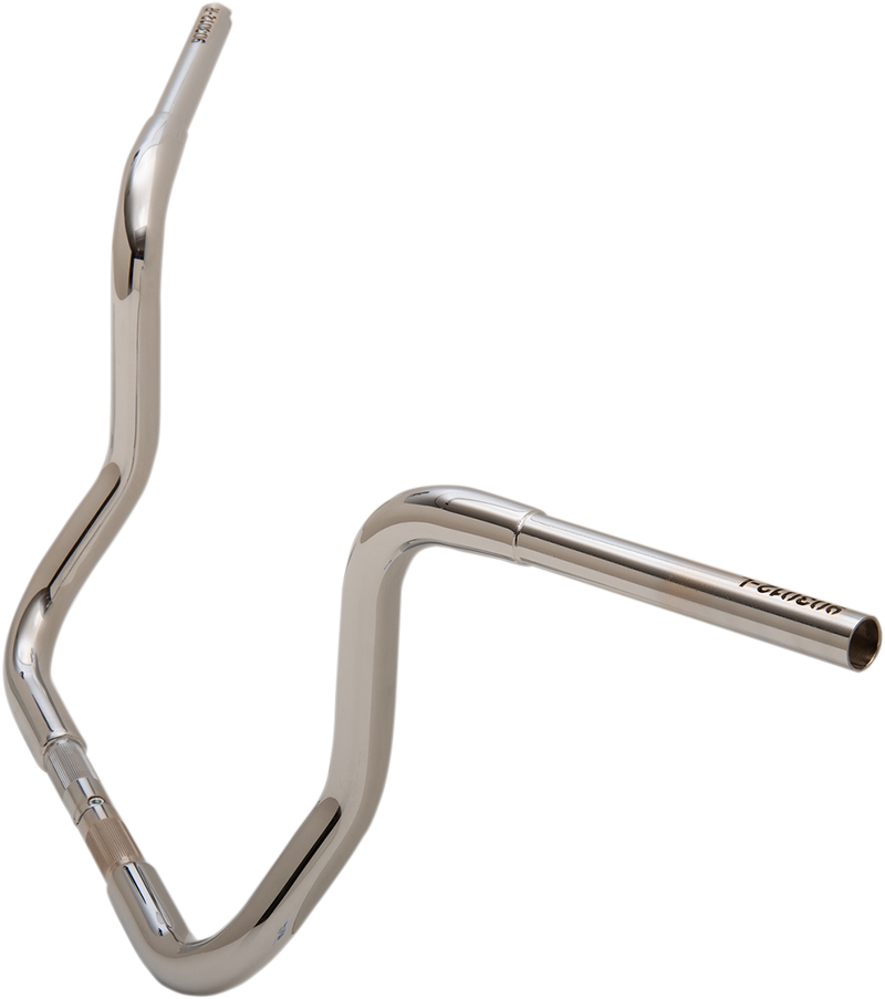 FAT BAGGERS INC. 1-1/4" EZ Install Round Top Handlebar - 12" - Chrome 903012